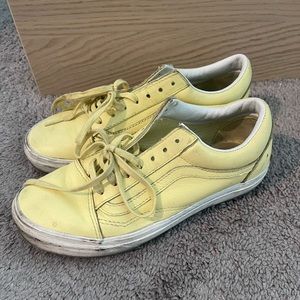 Pale Yellow Vans - Women’s 7.5